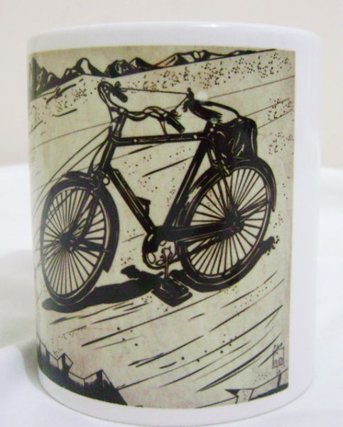 Caneca "Bike into abyss"